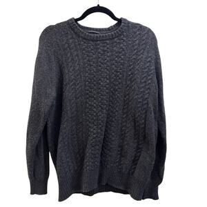 Timberland Soft Handfeel Gray Cable Knit Sweater